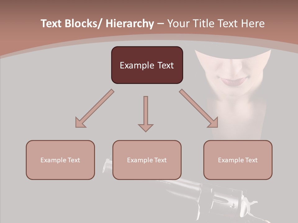 Elegant Firearm Barrel PowerPoint Template