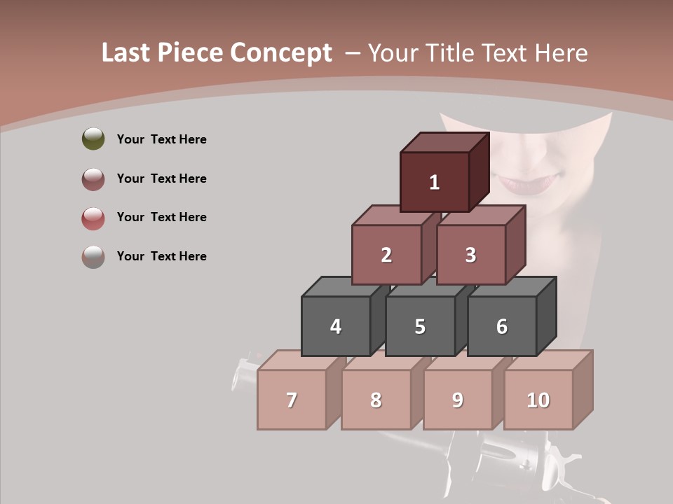 Elegant Firearm Barrel PowerPoint Template
