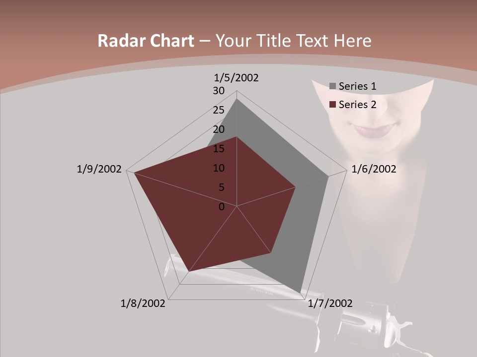 Elegant Firearm Barrel PowerPoint Template