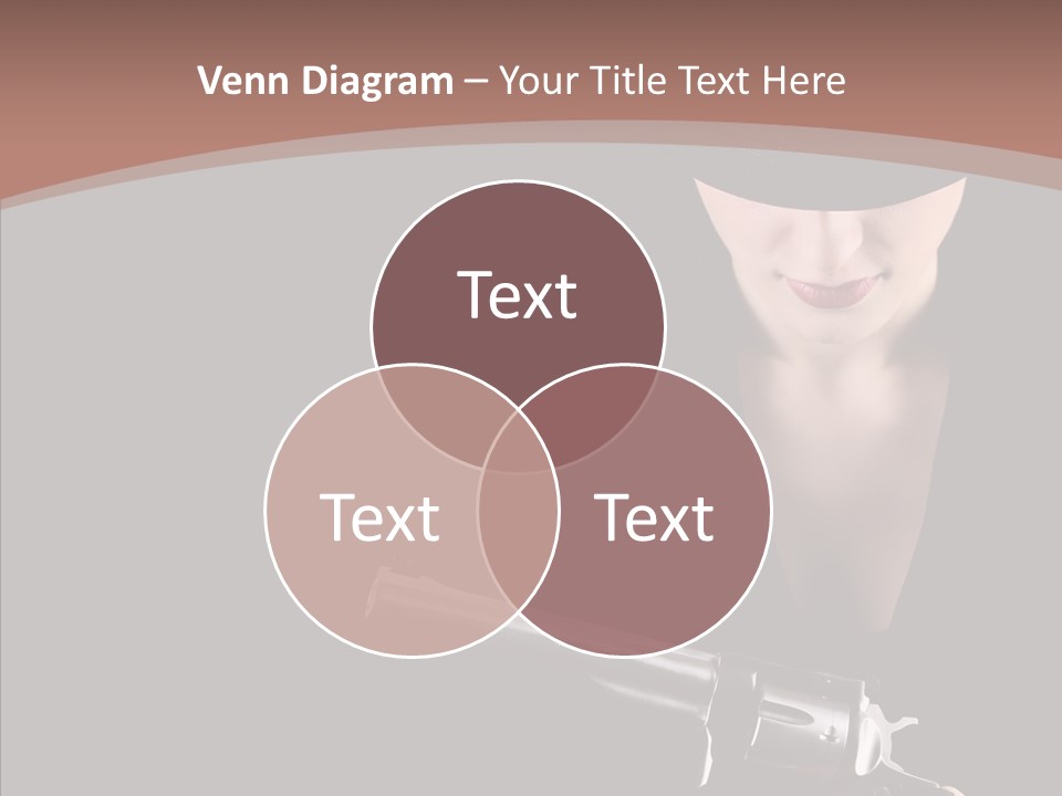 Elegant Firearm Barrel PowerPoint Template