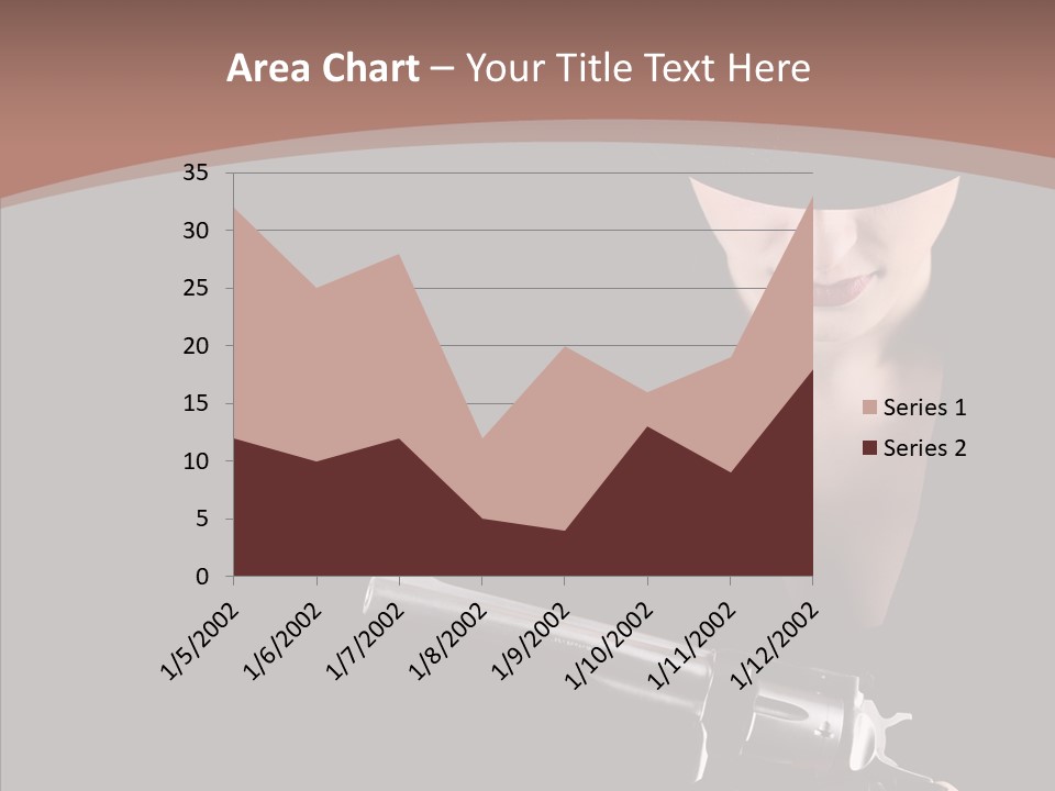 Elegant Firearm Barrel PowerPoint Template