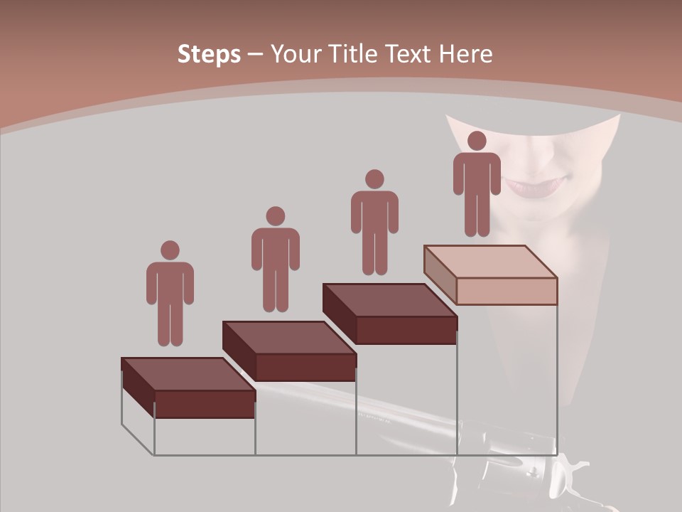 Elegant Firearm Barrel PowerPoint Template