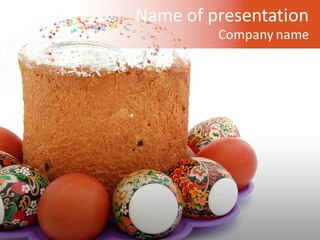 Ukrainian Egg Easter PowerPoint Template