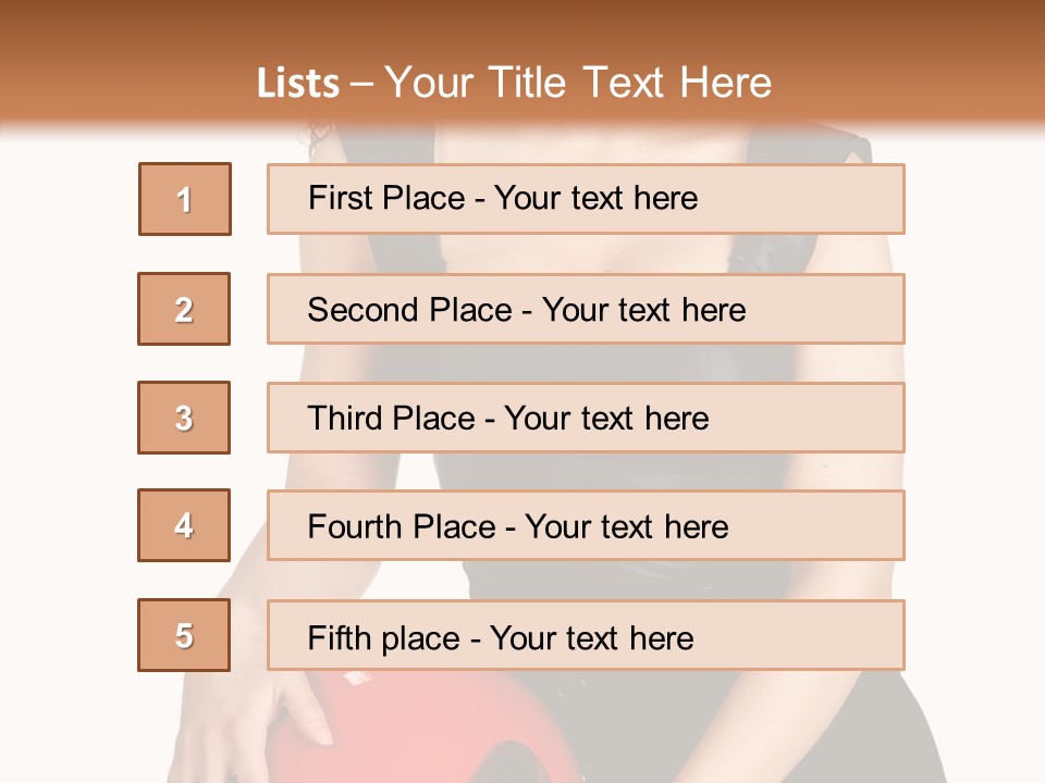 Beauty Glam Girl PowerPoint Template