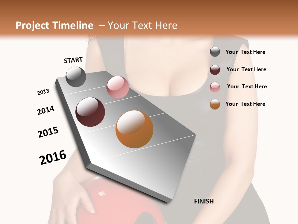 Beauty Glam Girl PowerPoint Template