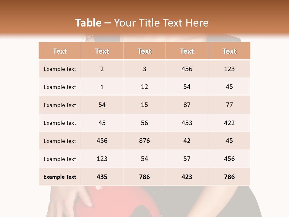 Beauty Glam Girl PowerPoint Template