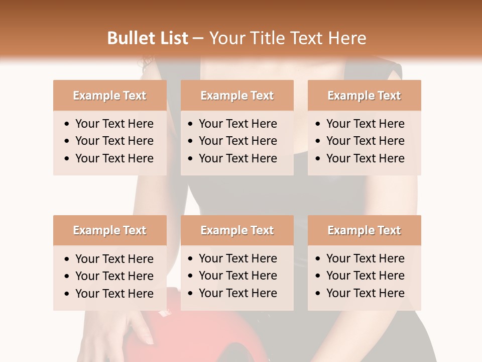 Beauty Glam Girl PowerPoint Template