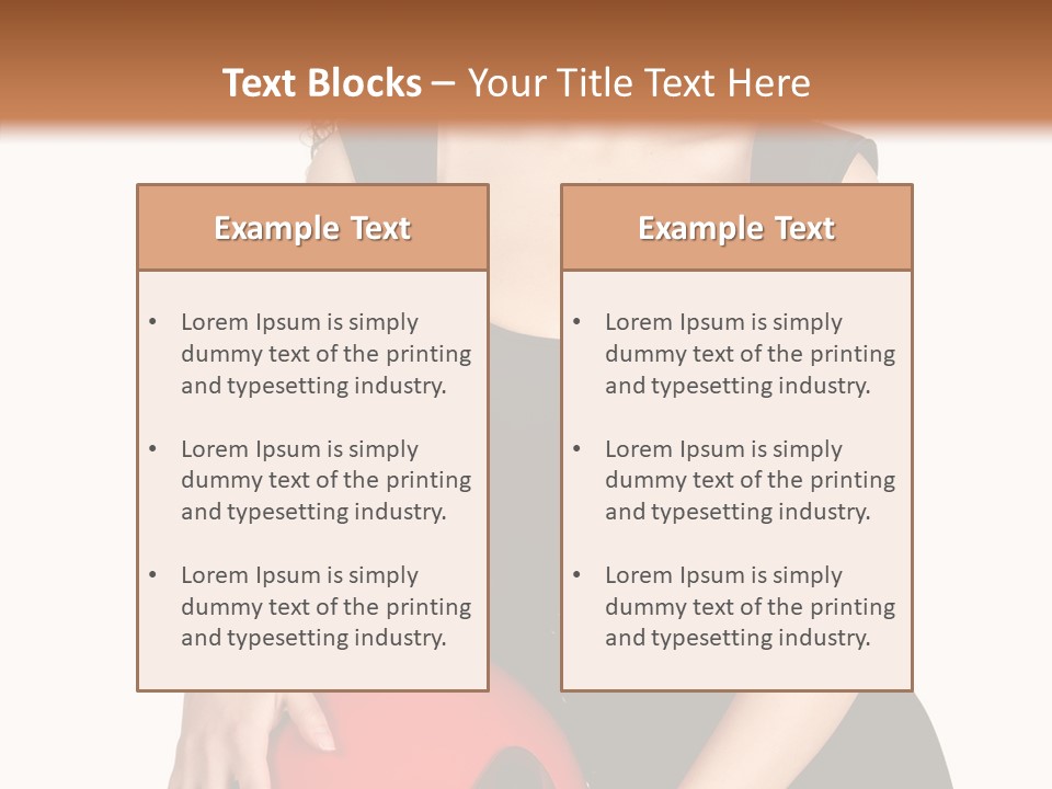 Beauty Glam Girl PowerPoint Template