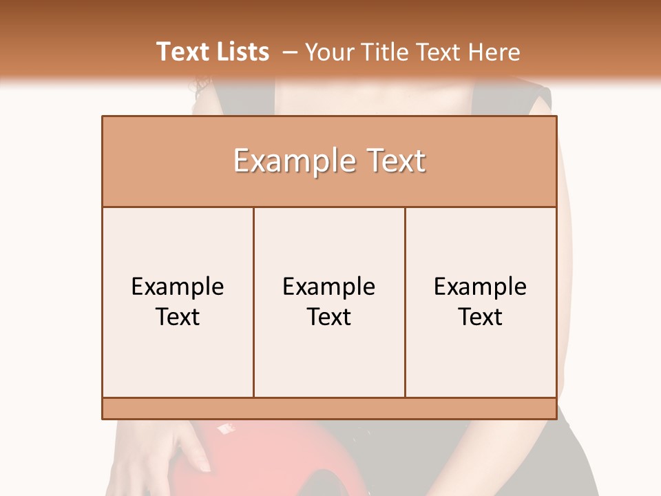 Beauty Glam Girl PowerPoint Template