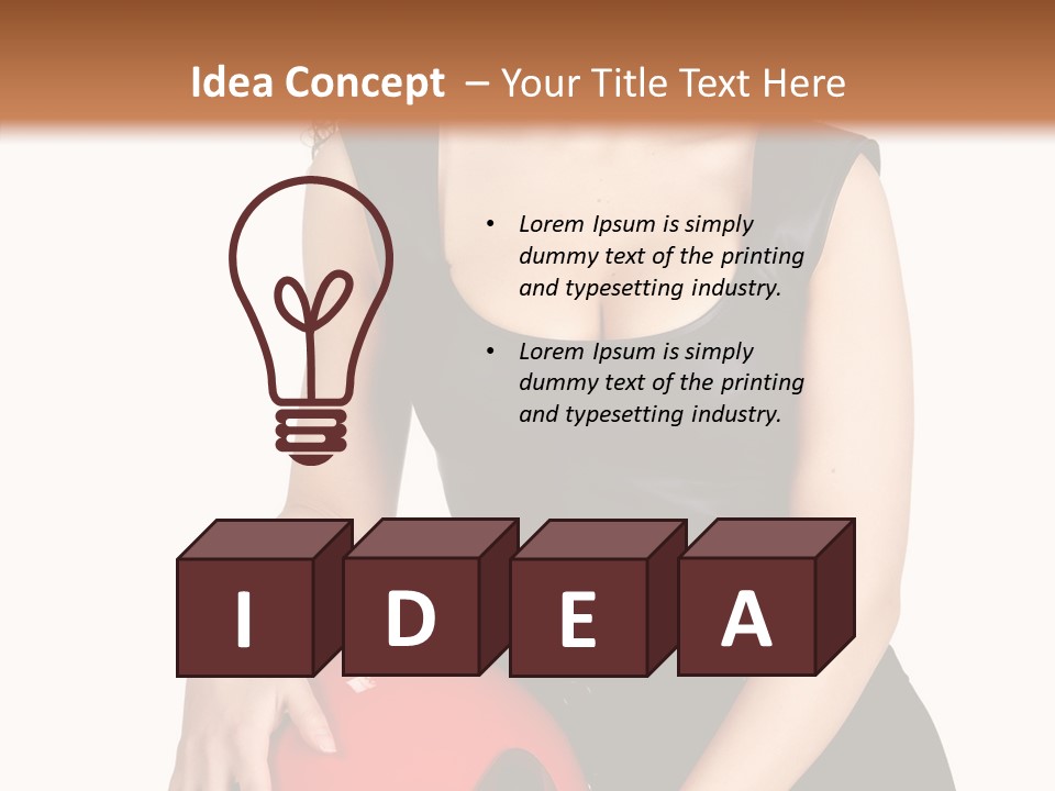 Beauty Glam Girl PowerPoint Template