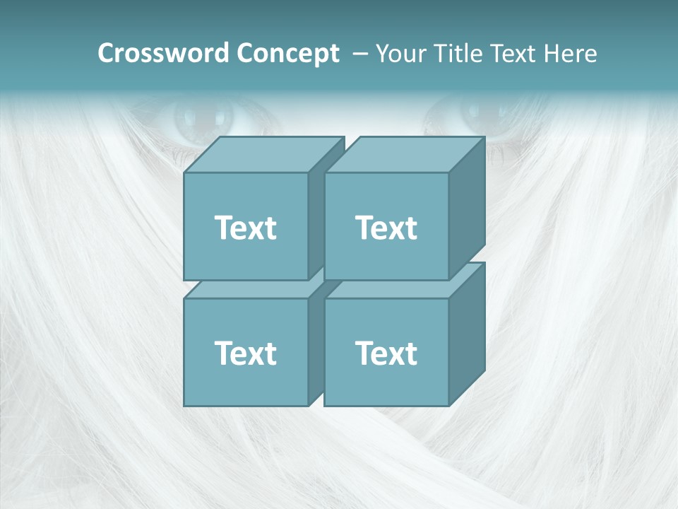 Romance Glaze Cyan PowerPoint Template