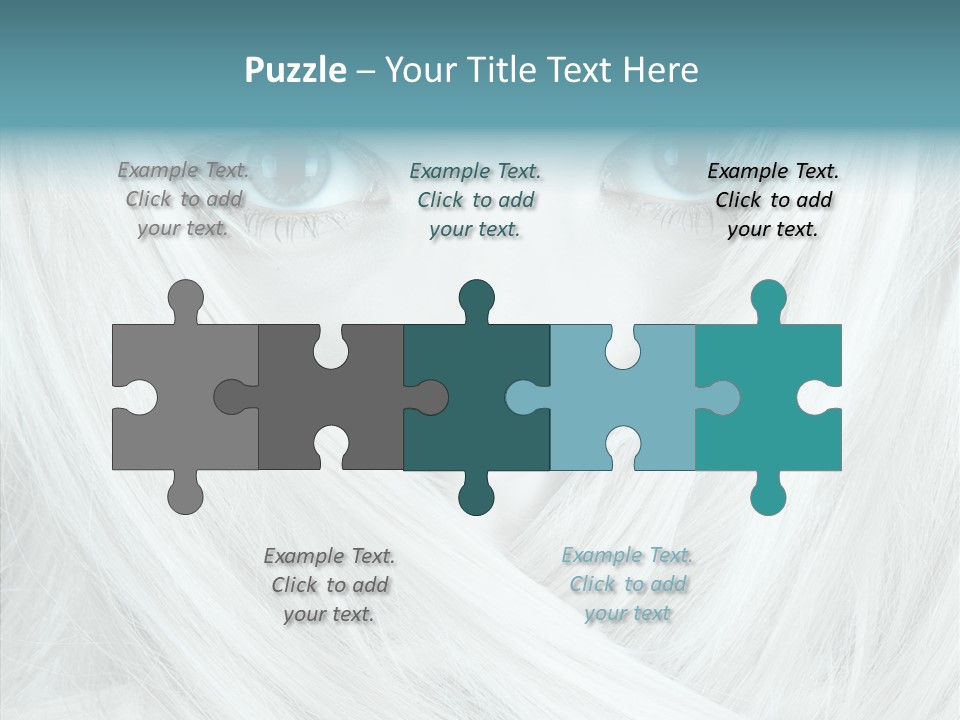 Romance Glaze Cyan PowerPoint Template