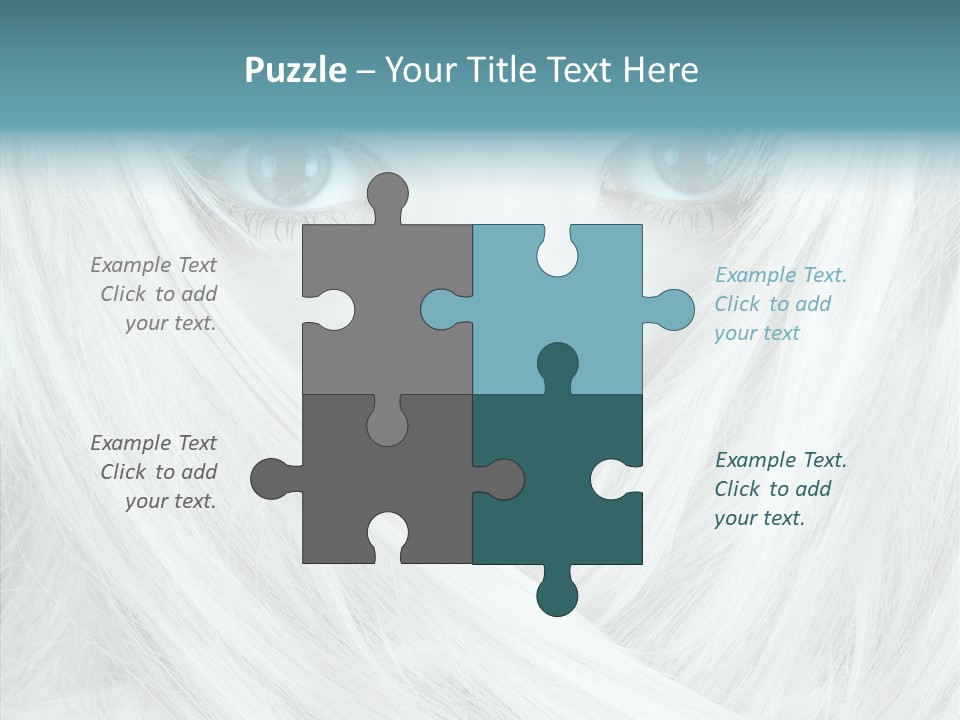 Romance Glaze Cyan PowerPoint Template