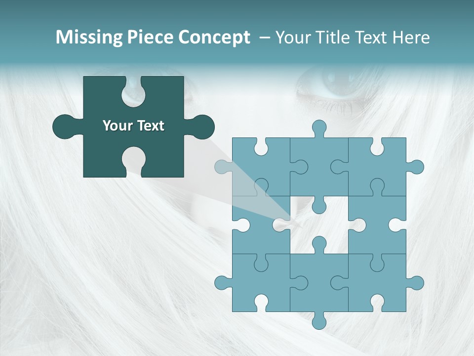 Romance Glaze Cyan PowerPoint Template