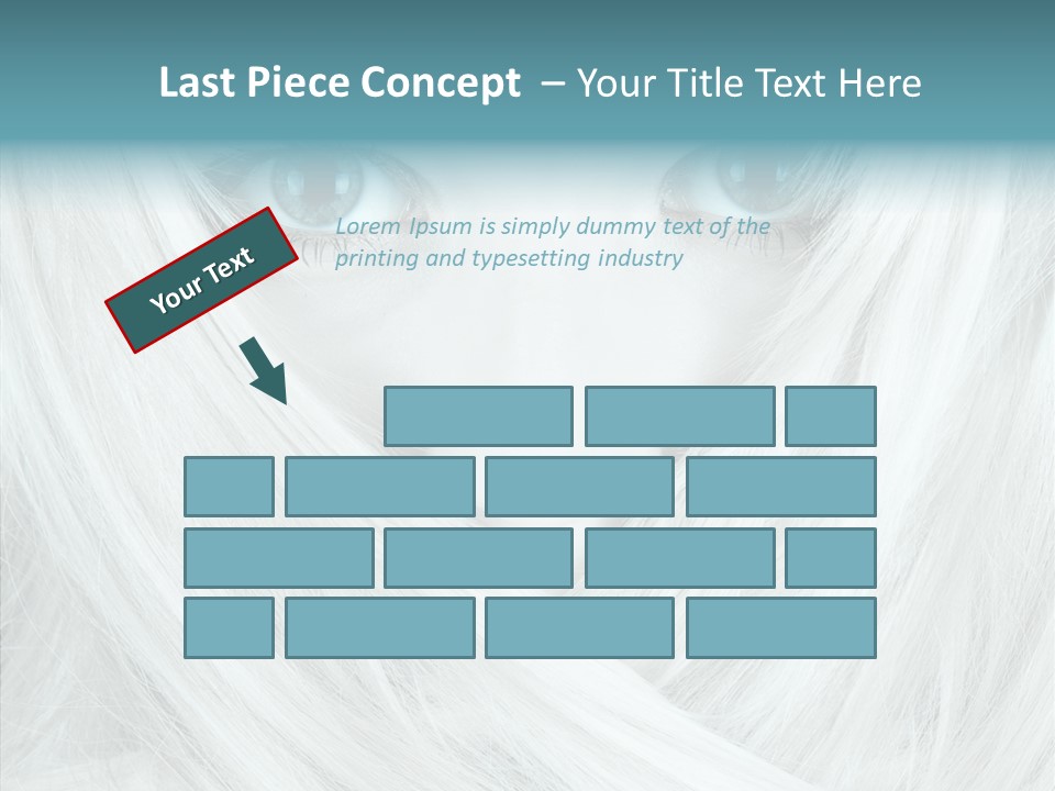 Romance Glaze Cyan PowerPoint Template