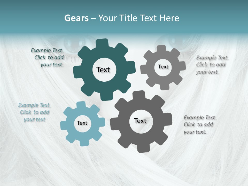 Romance Glaze Cyan PowerPoint Template