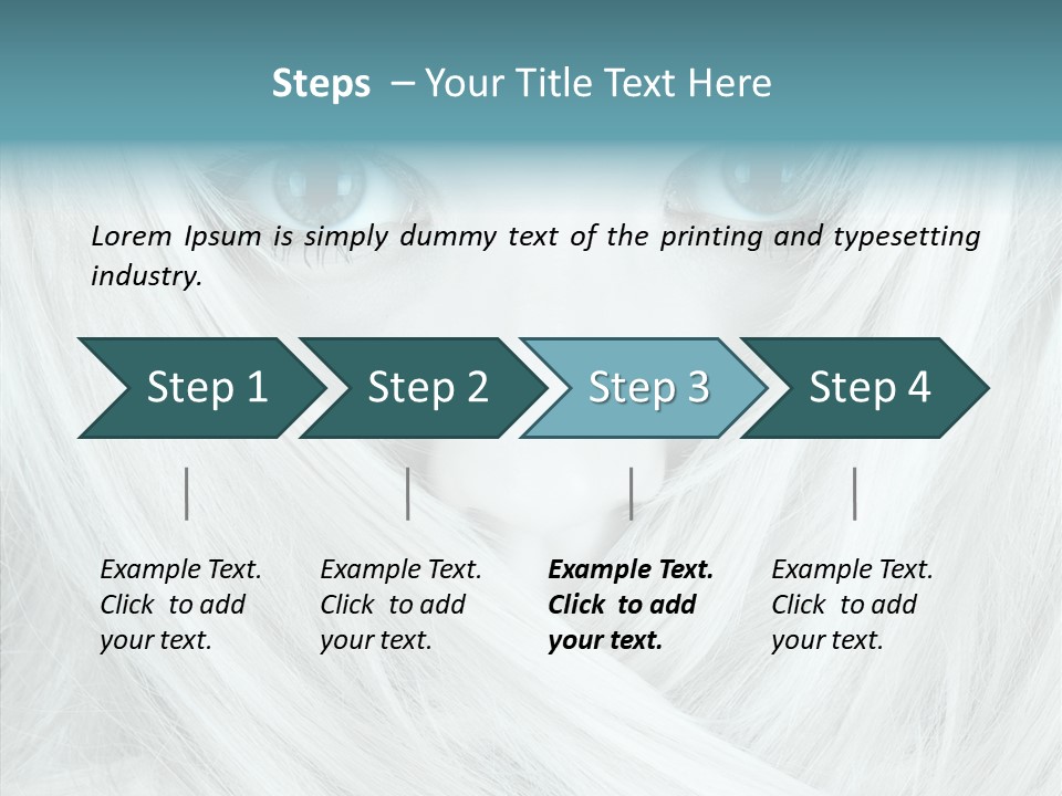 Romance Glaze Cyan PowerPoint Template