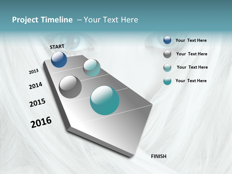 Romance Glaze Cyan PowerPoint Template