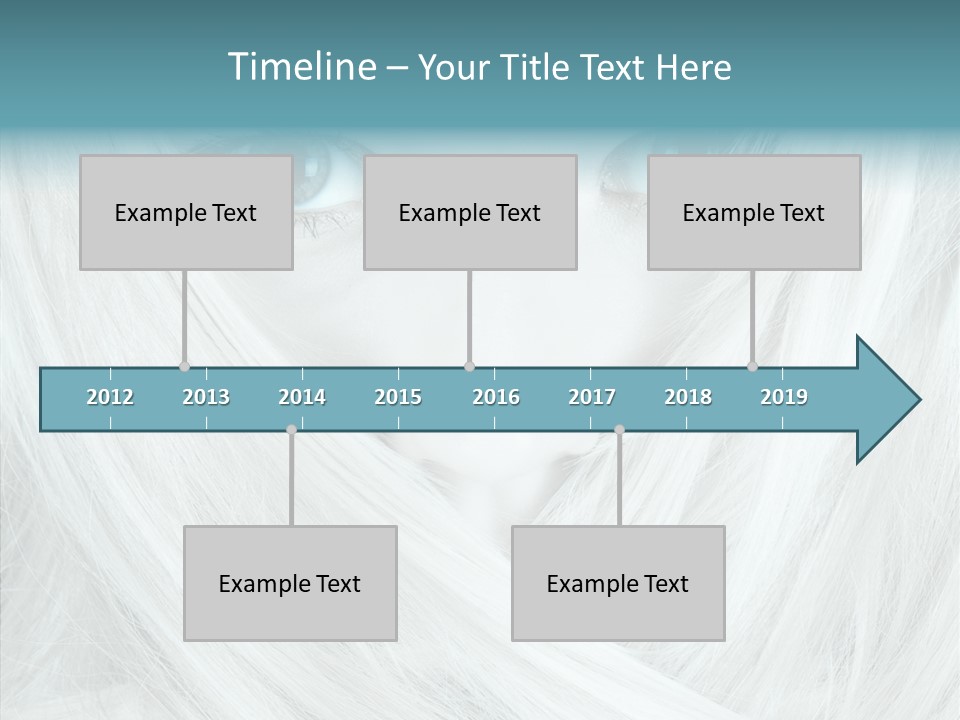 Romance Glaze Cyan PowerPoint Template