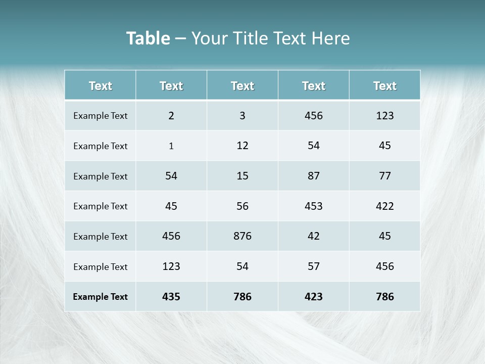 Romance Glaze Cyan PowerPoint Template