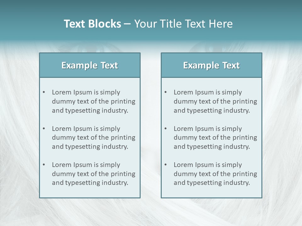 Romance Glaze Cyan PowerPoint Template