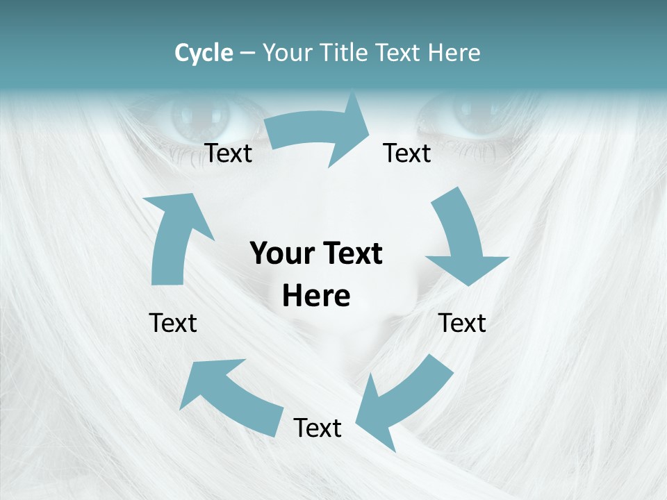 Romance Glaze Cyan PowerPoint Template