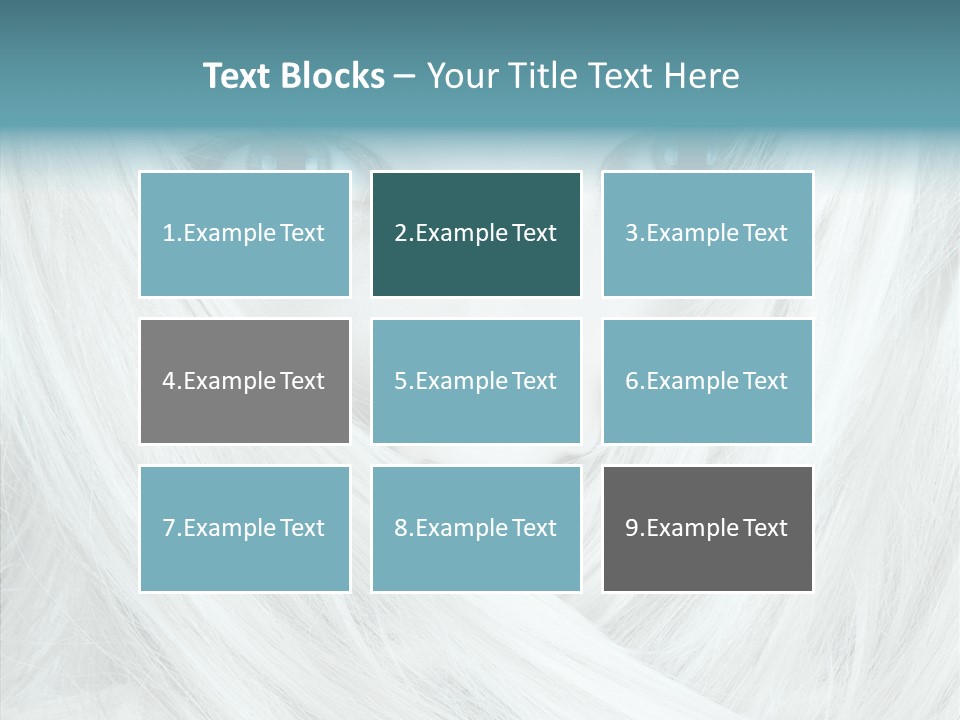 Romance Glaze Cyan PowerPoint Template