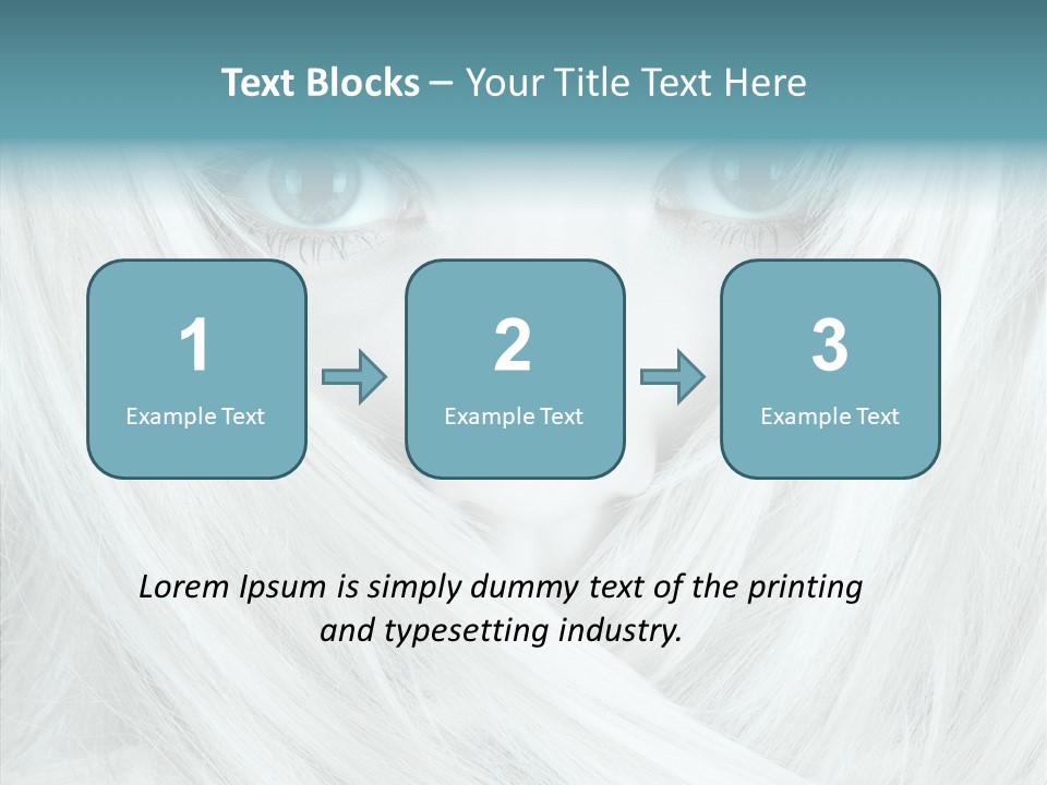 Romance Glaze Cyan PowerPoint Template