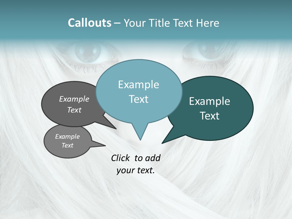 Romance Glaze Cyan PowerPoint Template