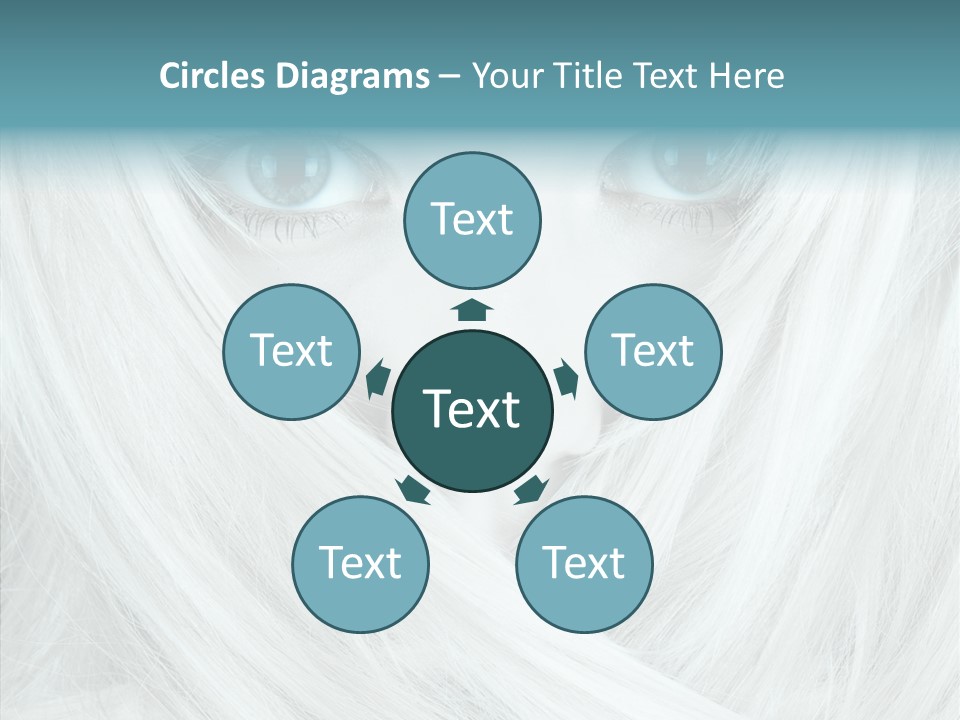 Romance Glaze Cyan PowerPoint Template