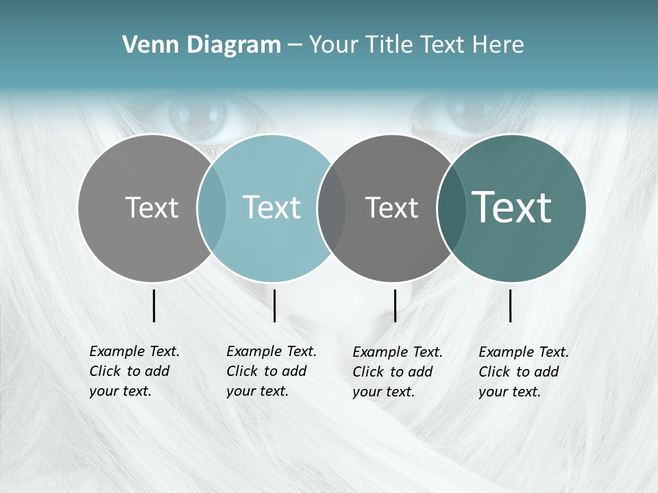 Romance Glaze Cyan PowerPoint Template