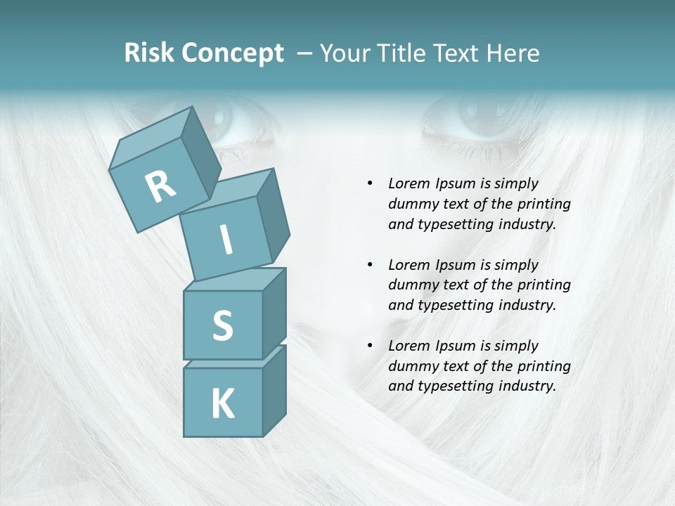 Romance Glaze Cyan PowerPoint Template