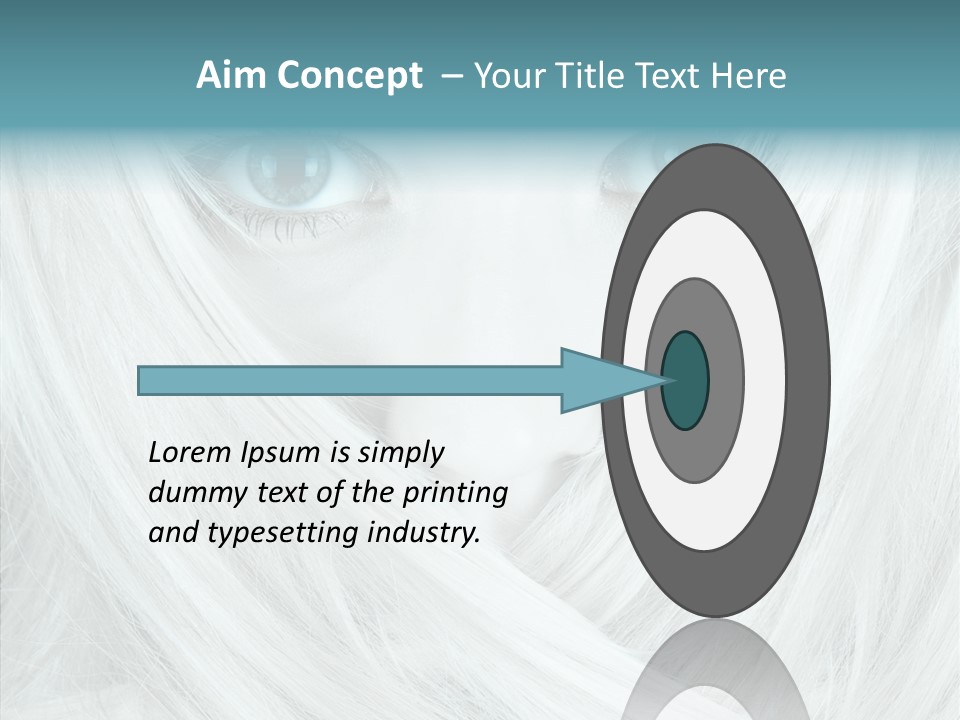 Romance Glaze Cyan PowerPoint Template