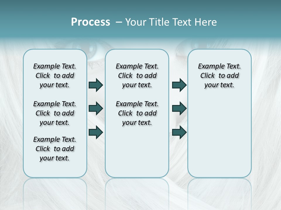 Romance Glaze Cyan PowerPoint Template