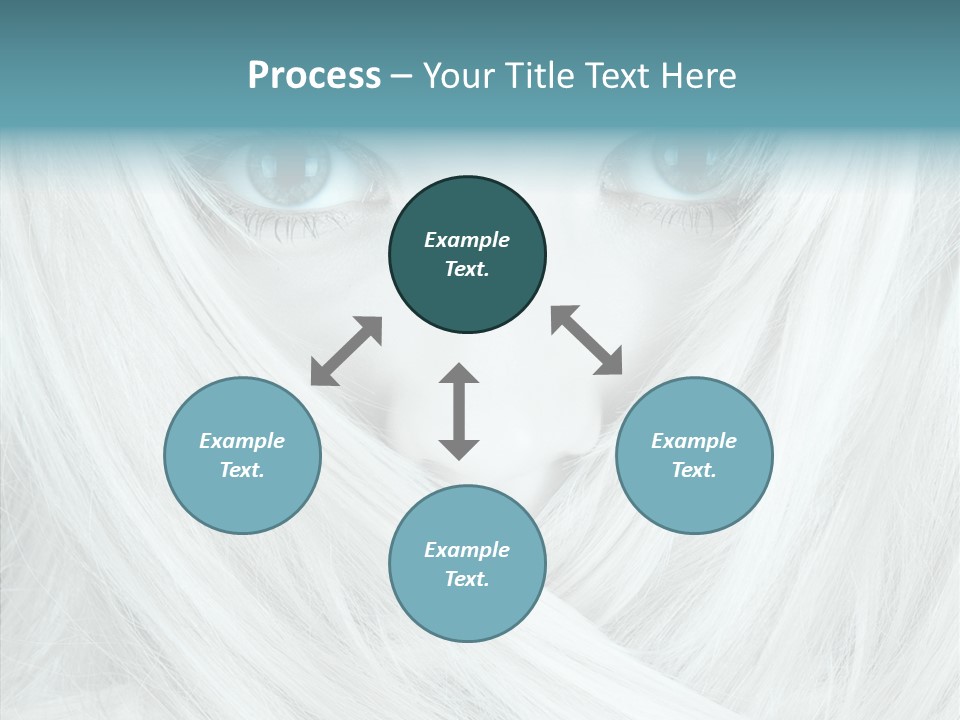 Romance Glaze Cyan PowerPoint Template