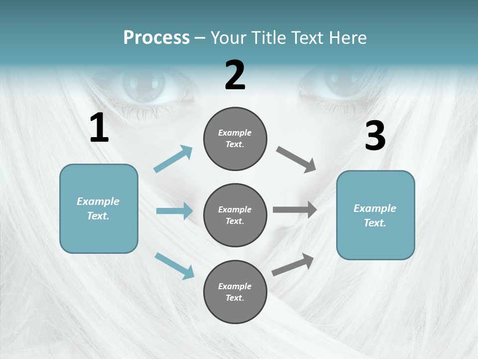 Romance Glaze Cyan PowerPoint Template
