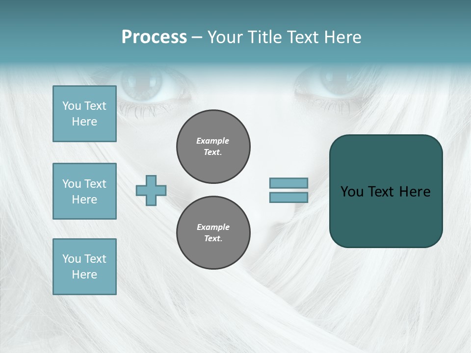 Romance Glaze Cyan PowerPoint Template