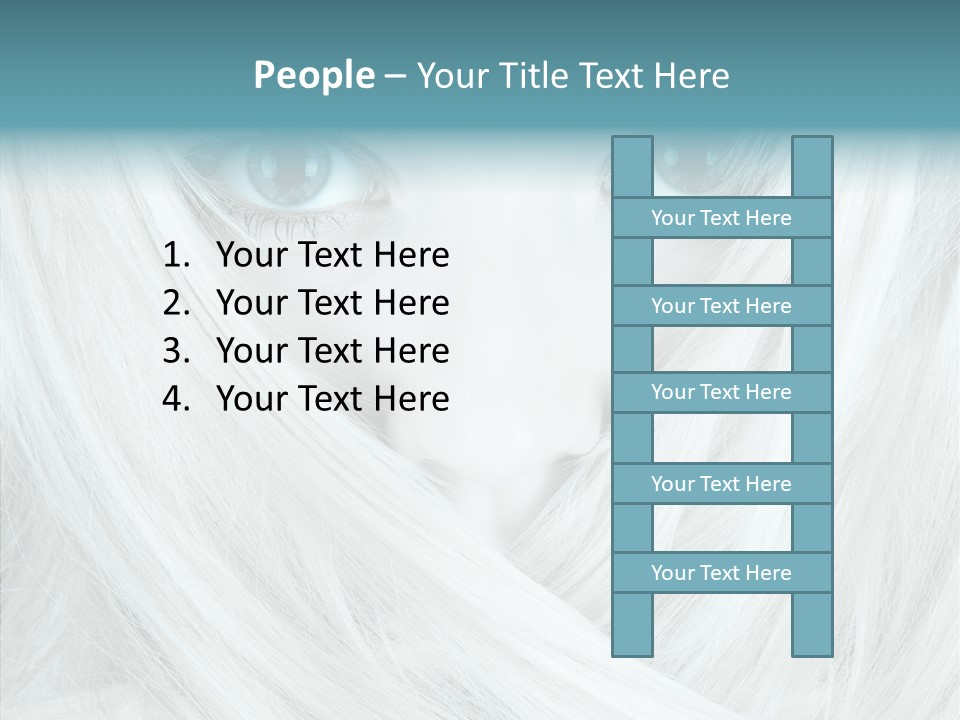 Romance Glaze Cyan PowerPoint Template