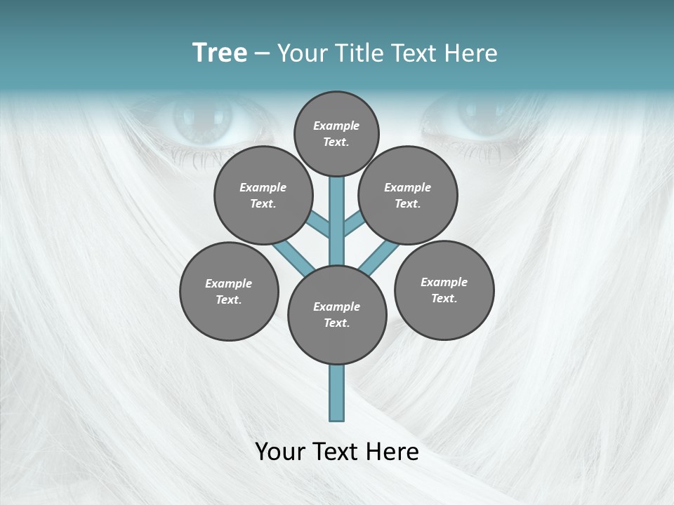 Romance Glaze Cyan PowerPoint Template