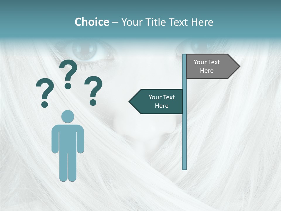 Romance Glaze Cyan PowerPoint Template