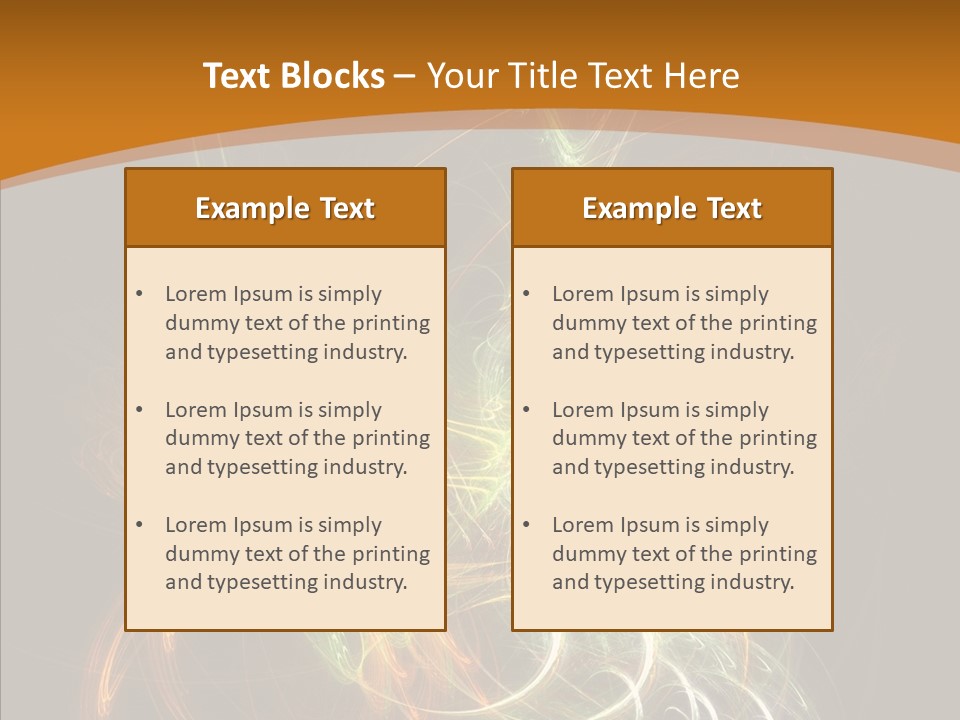 Age Newage Trance PowerPoint Template