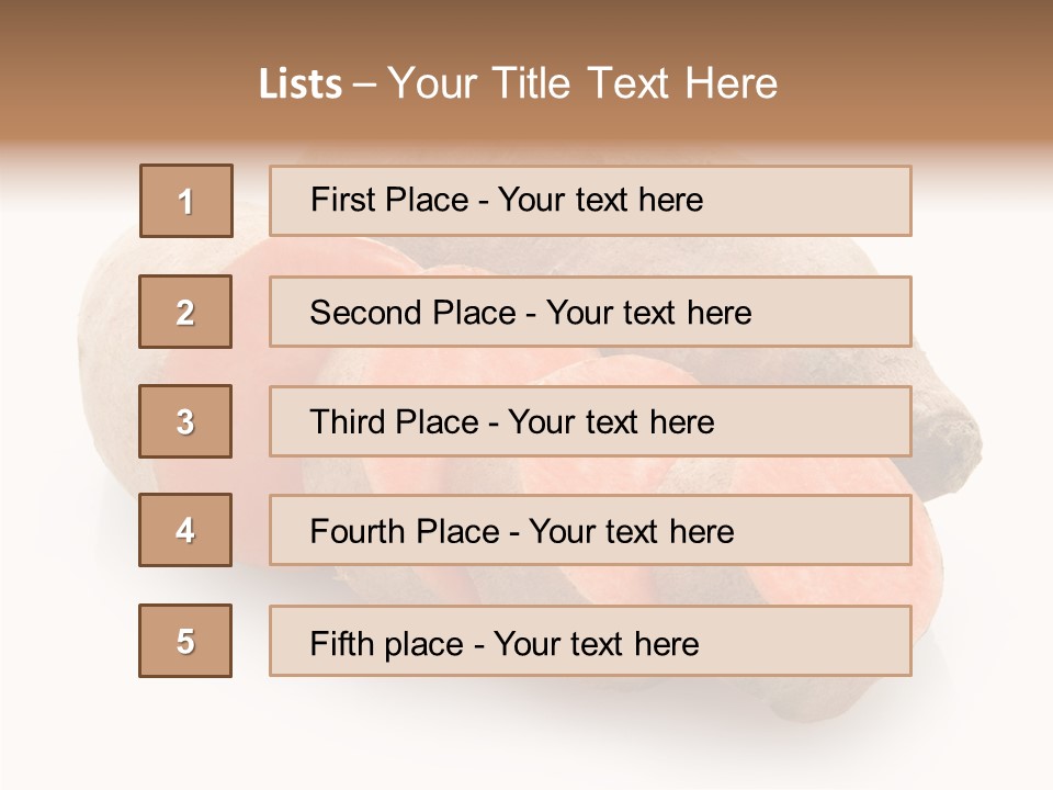 Food Harvest Potato PowerPoint Template
