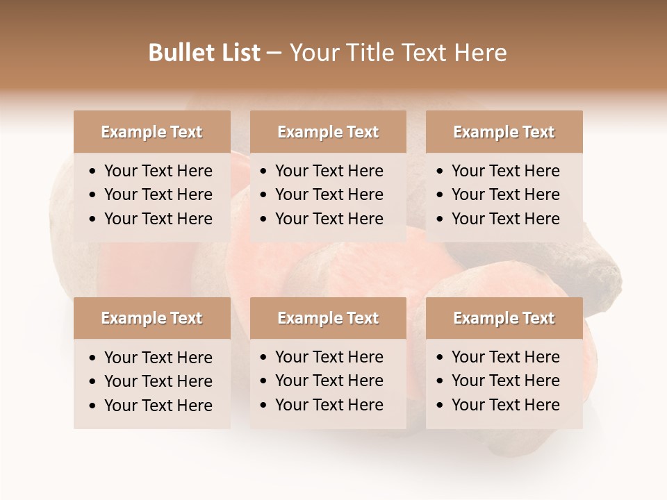 Food Harvest Potato PowerPoint Template