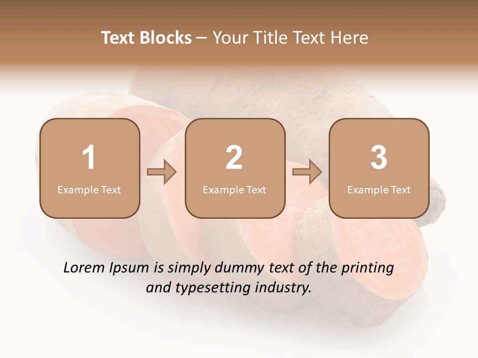 Food Harvest Potato PowerPoint Template