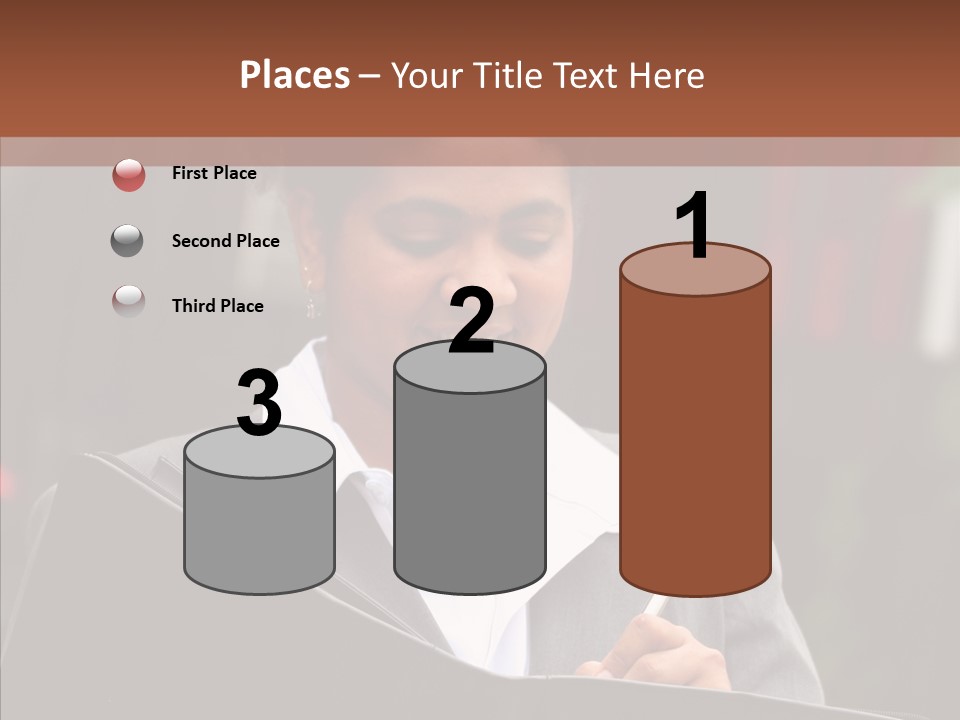 Girl Outdoors Copyspace PowerPoint Template