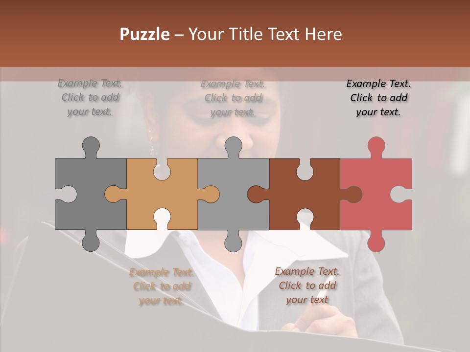 Girl Outdoors Copyspace PowerPoint Template