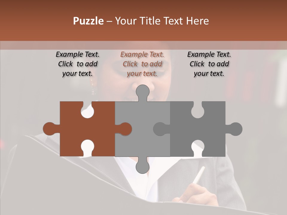 Girl Outdoors Copyspace PowerPoint Template