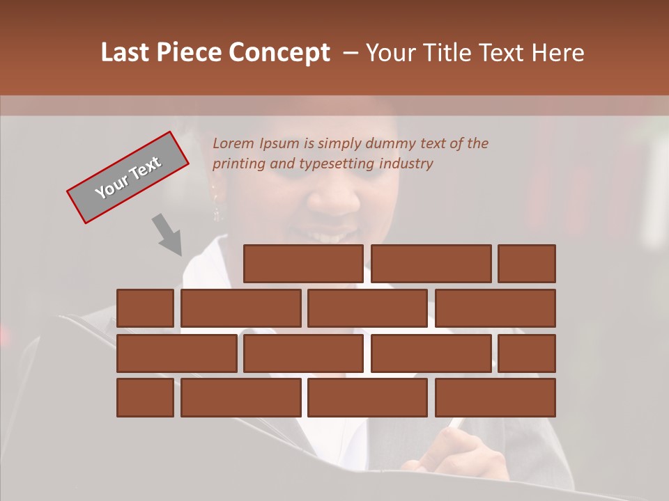 Girl Outdoors Copyspace PowerPoint Template