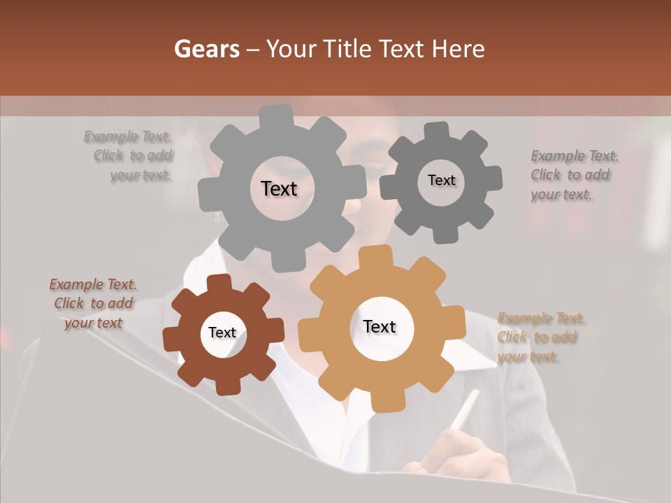 Girl Outdoors Copyspace PowerPoint Template