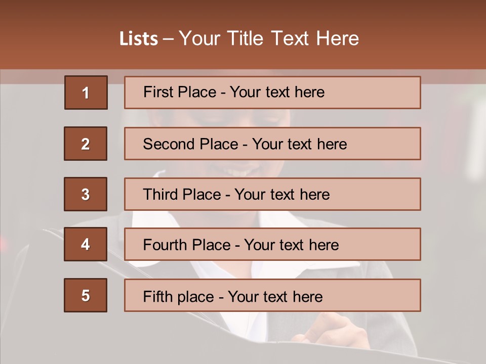 Girl Outdoors Copyspace PowerPoint Template
